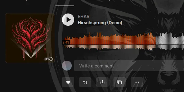 Wir haben unseren ersten Demo-Song fertig